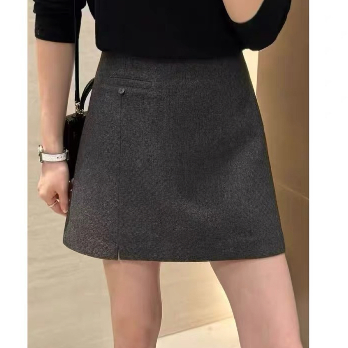 2025年冬季新款韩系百搭半裙气质