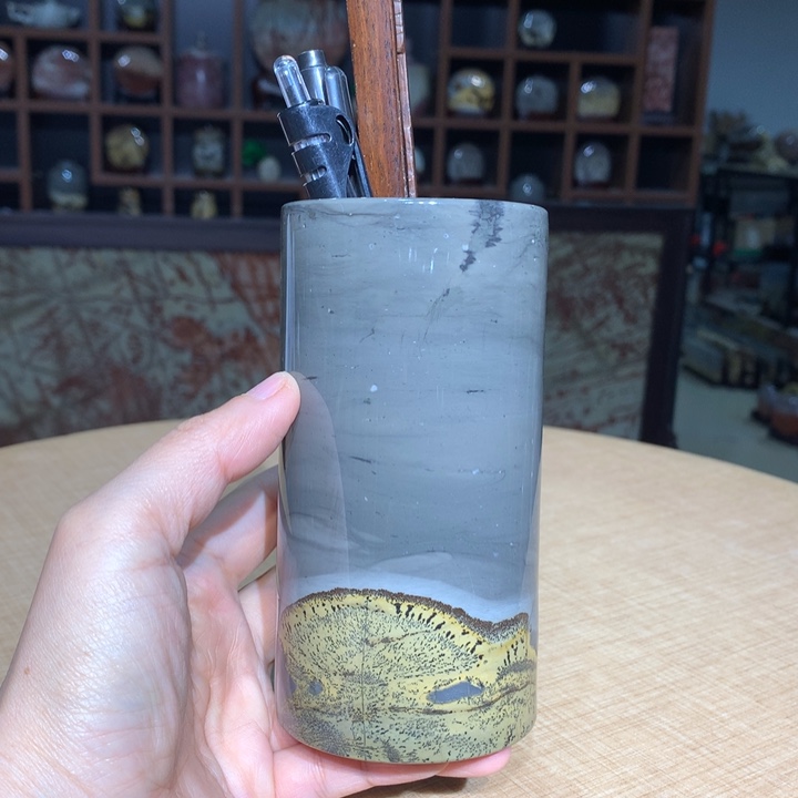 ，广西国画石摆件，观赏收藏送礼