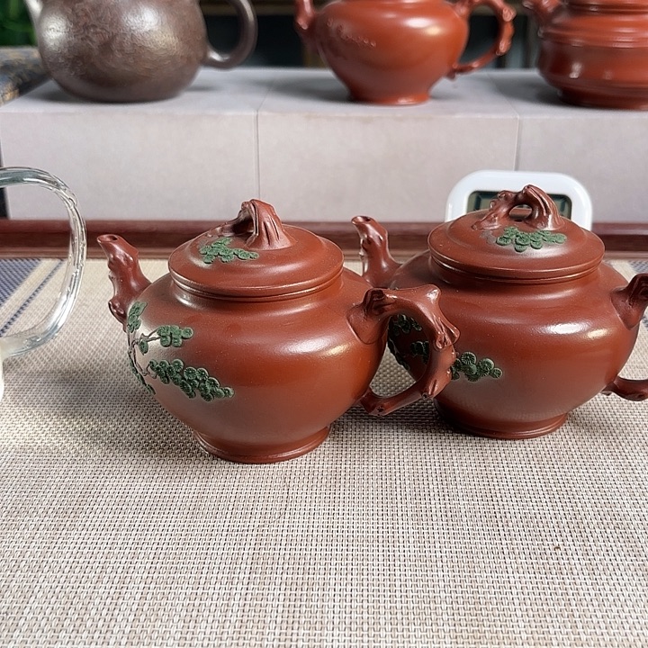 喜***过紫砂茶壶宜兴原矿手工紫砂壶