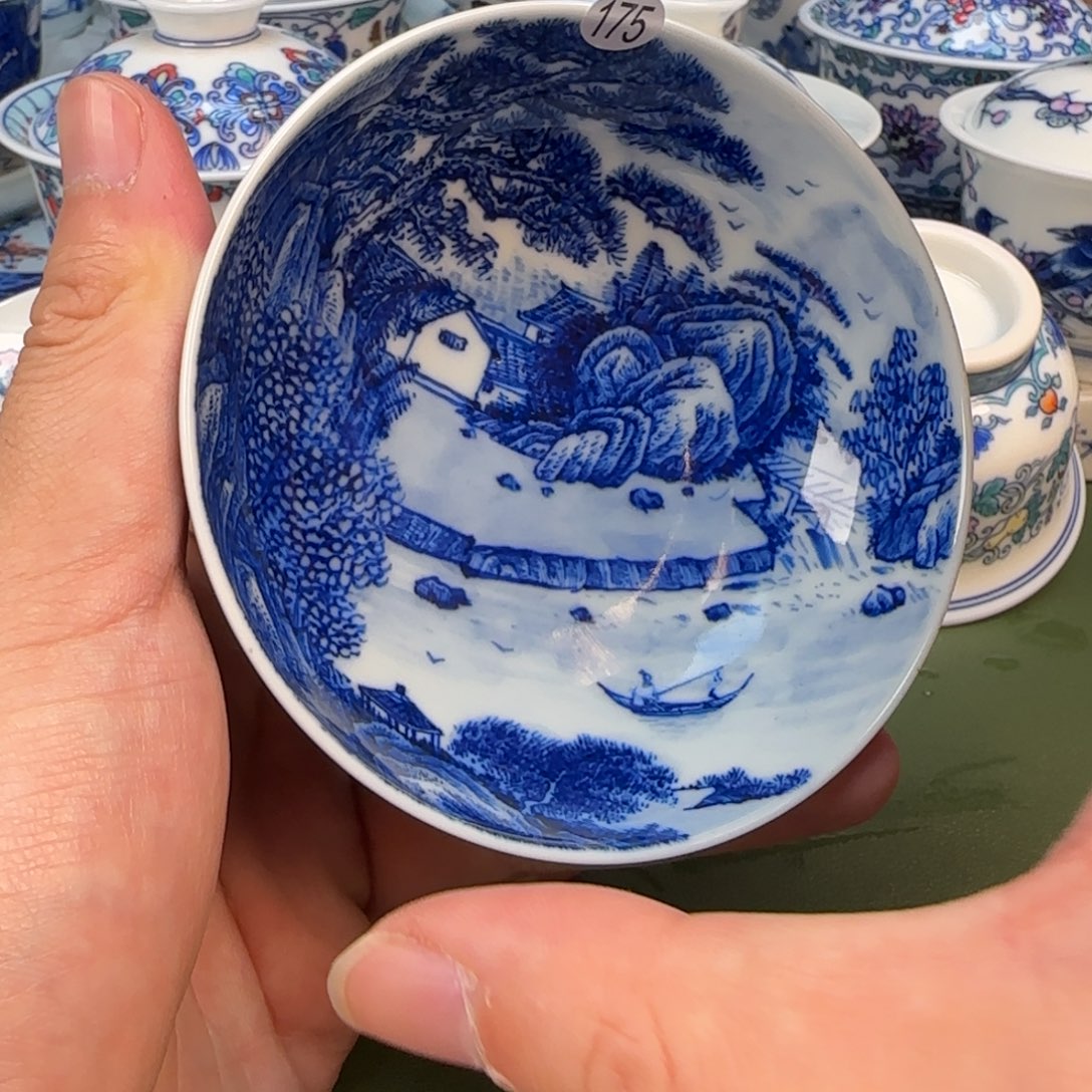 彦祖纯手工手绘茶具175