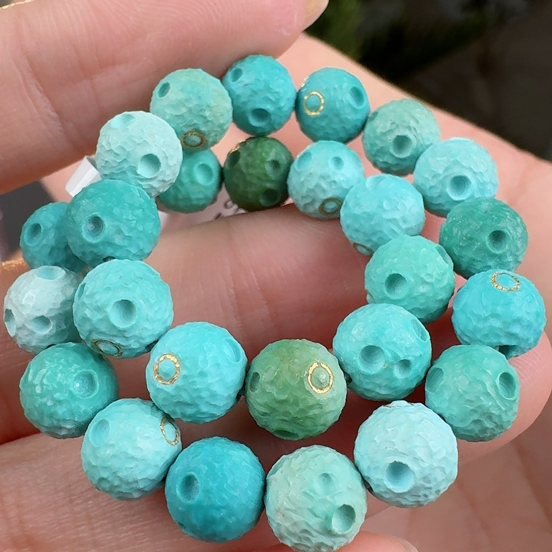 绿松石珠宝奇石未镶嵌