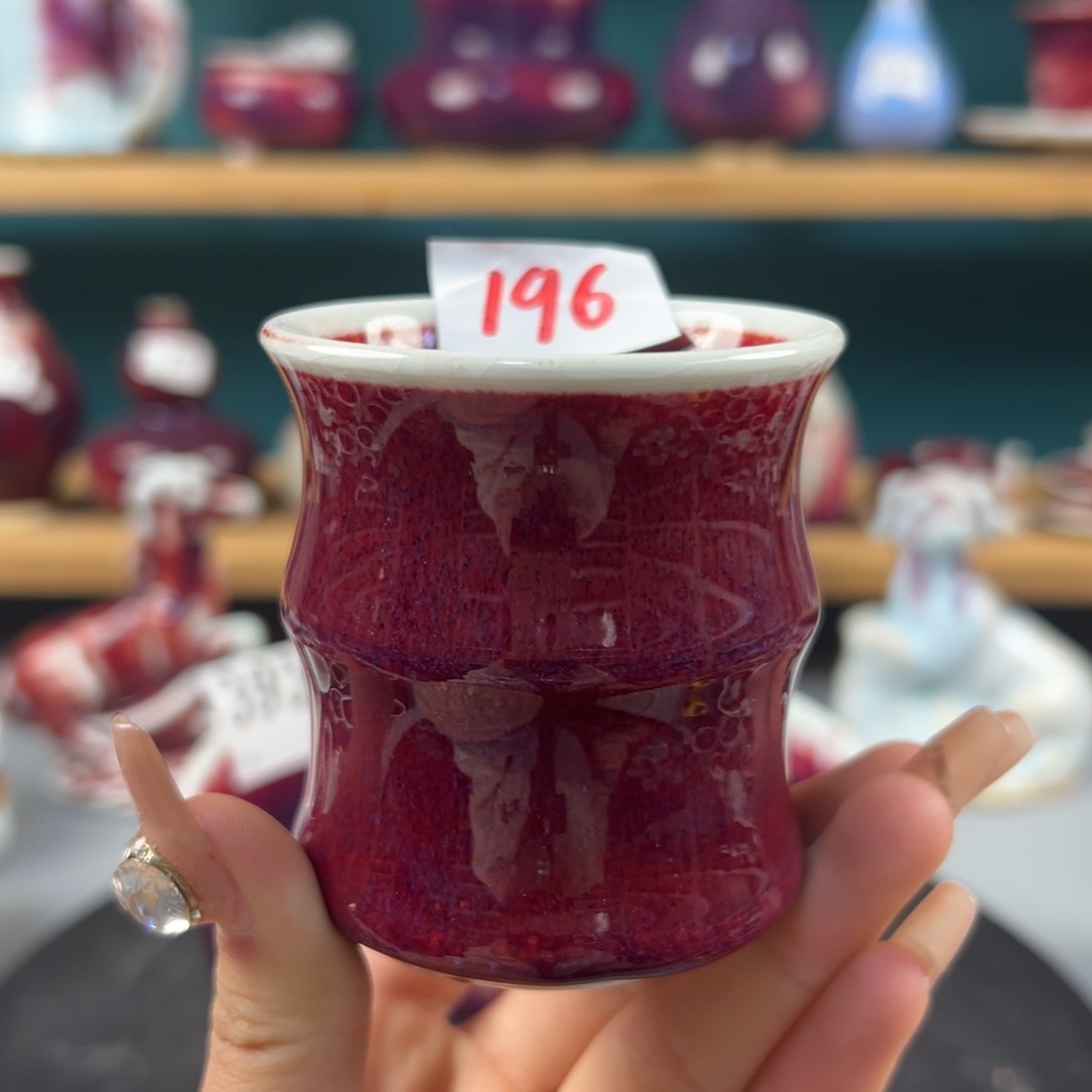 瓷片微瑕主人杯纯手工