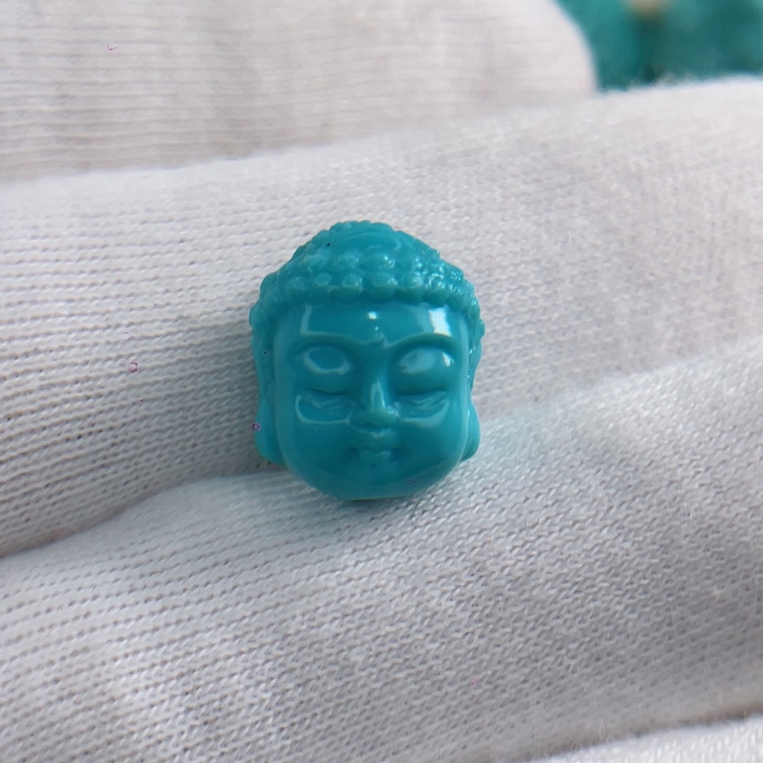 绿松石颈饰合金卡10.7-12.6-8.8