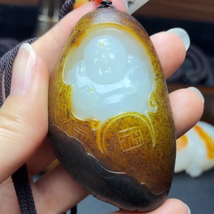 和田玉玉石挂件N1220拍一发一