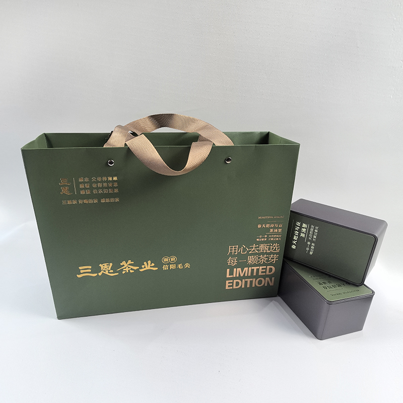 三恩2025新茶 雨前茶商城县高山旱茶信阳毛尖礼盒装150克  伴手礼