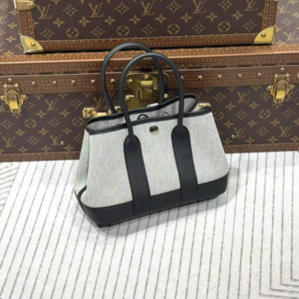 未使用 Hermes/爱马仕 lina/熊猫mini花园包