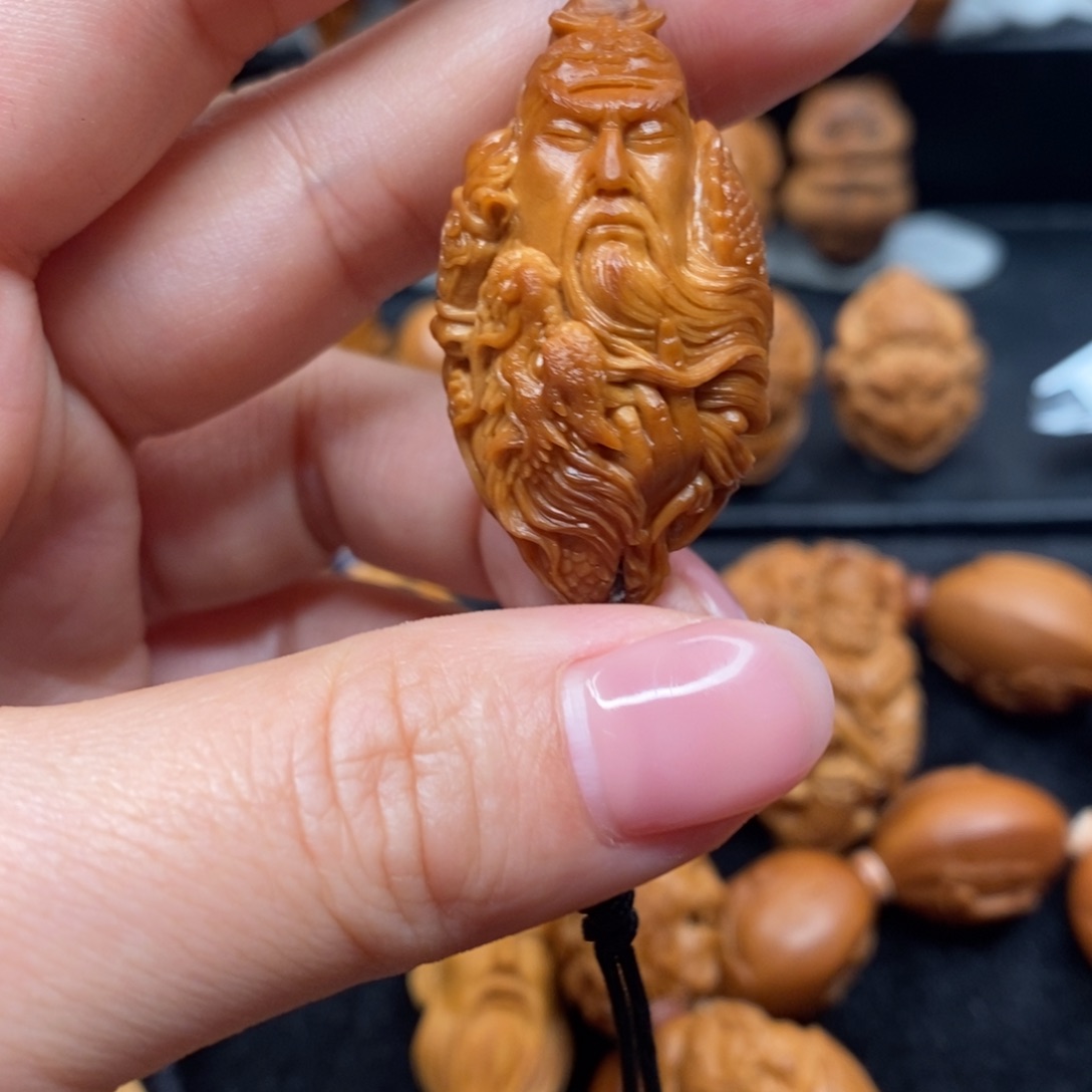 用***2手串/手链橄榄核关公