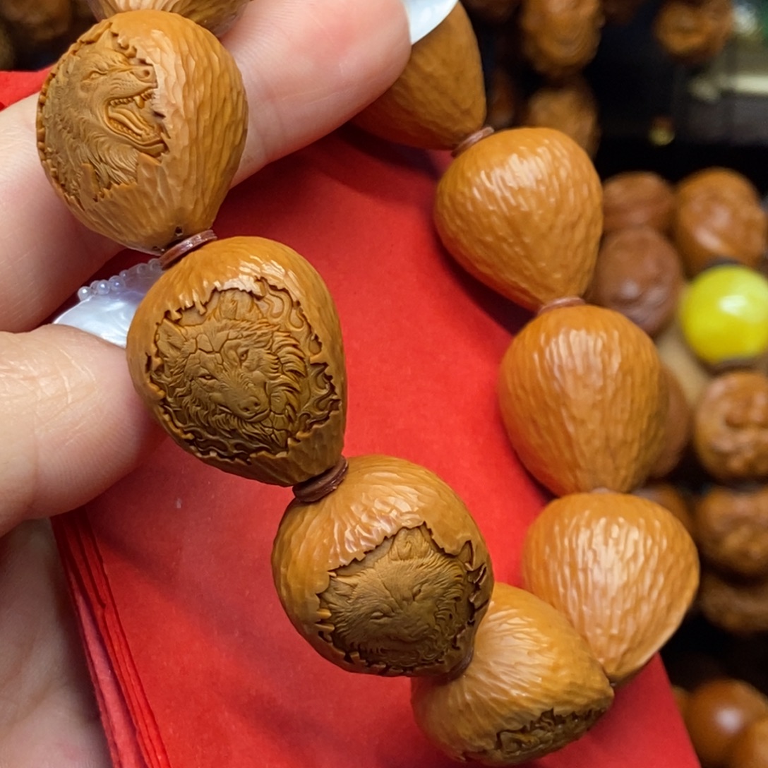 橄榄核手串/手链狼王
