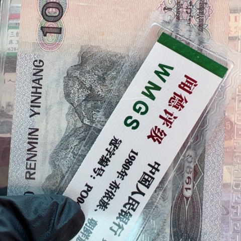 塑料第四套人民币90100全新