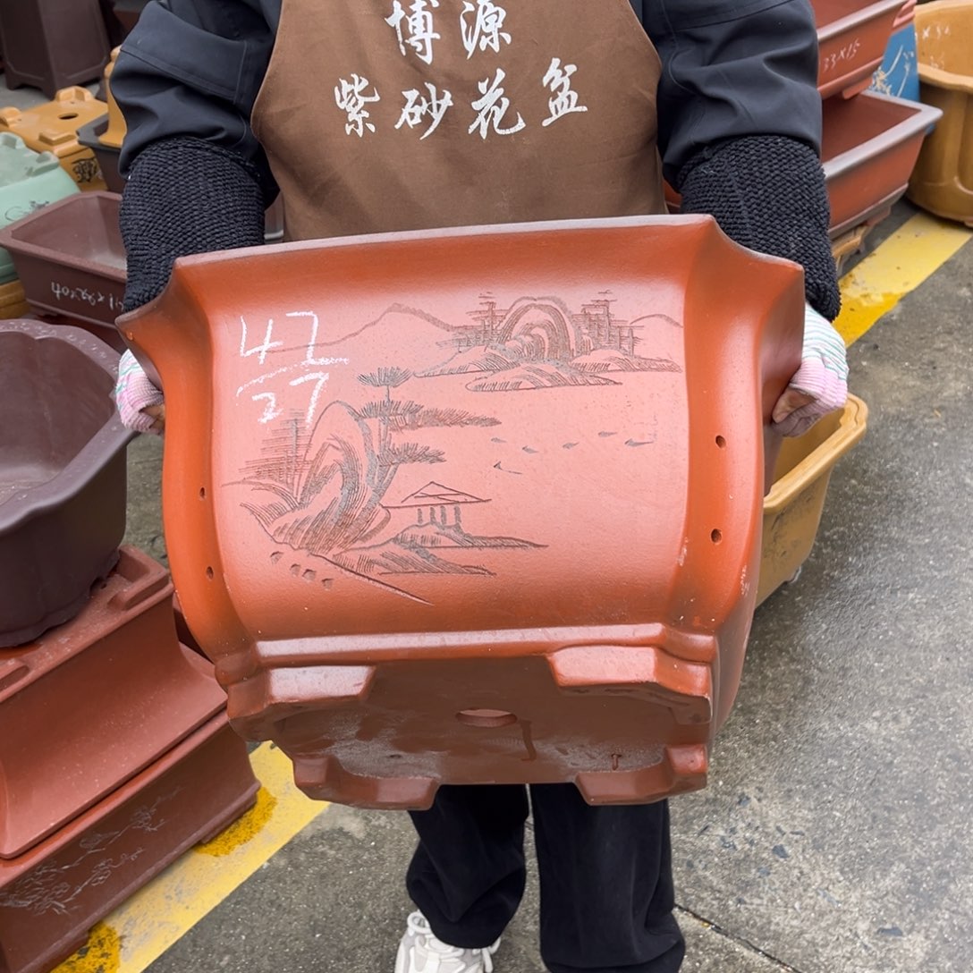 紫砂花盆盆景艺术