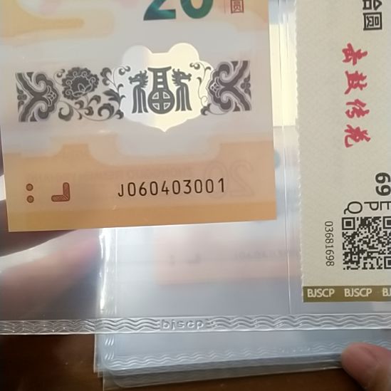 塑料小龙钞 060403001