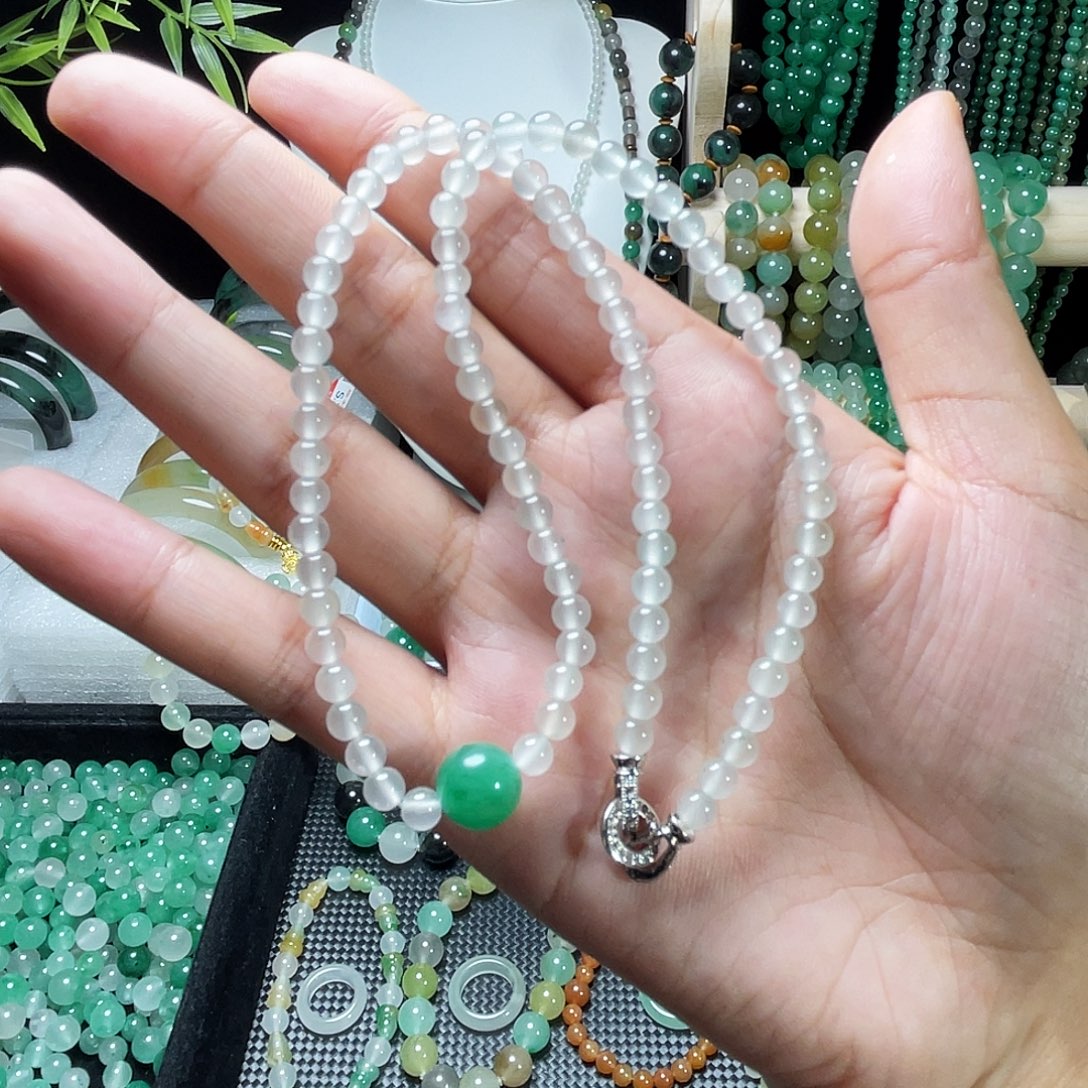 合金手链石英质玉