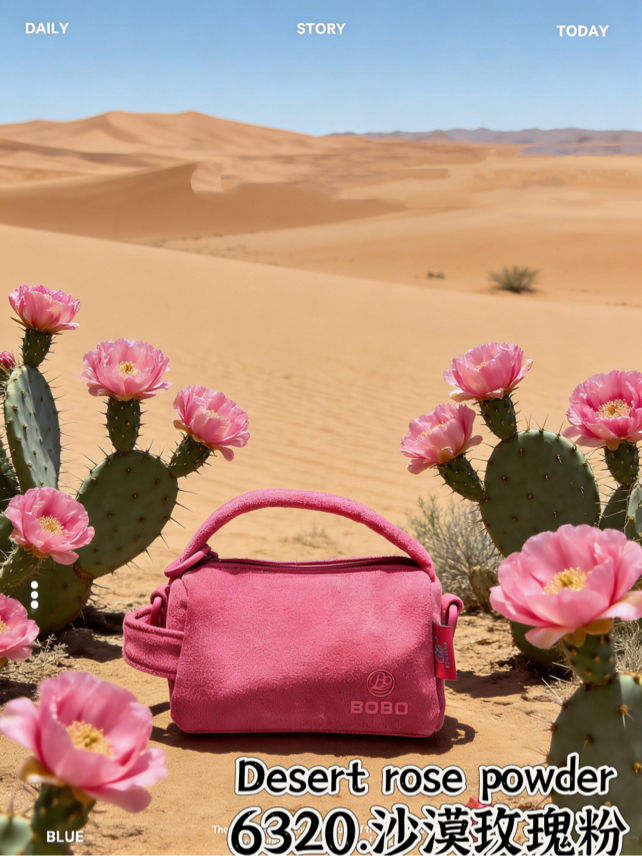 博卜摩登宝宝绒面料手提单肩斜挎包-6320