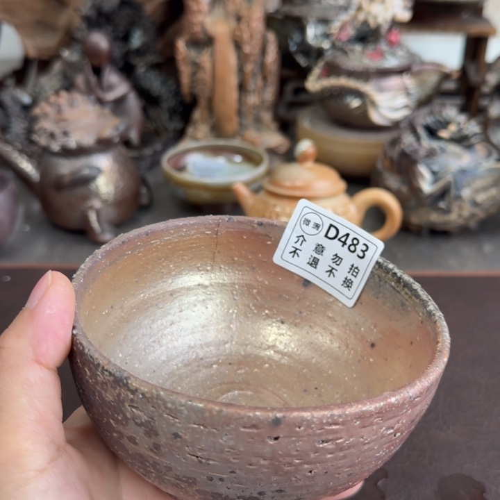 陶盘柴烧福利心哦多多