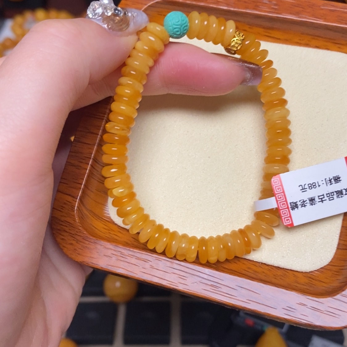 【闪购商品】蜜蜡手链未镶嵌手串