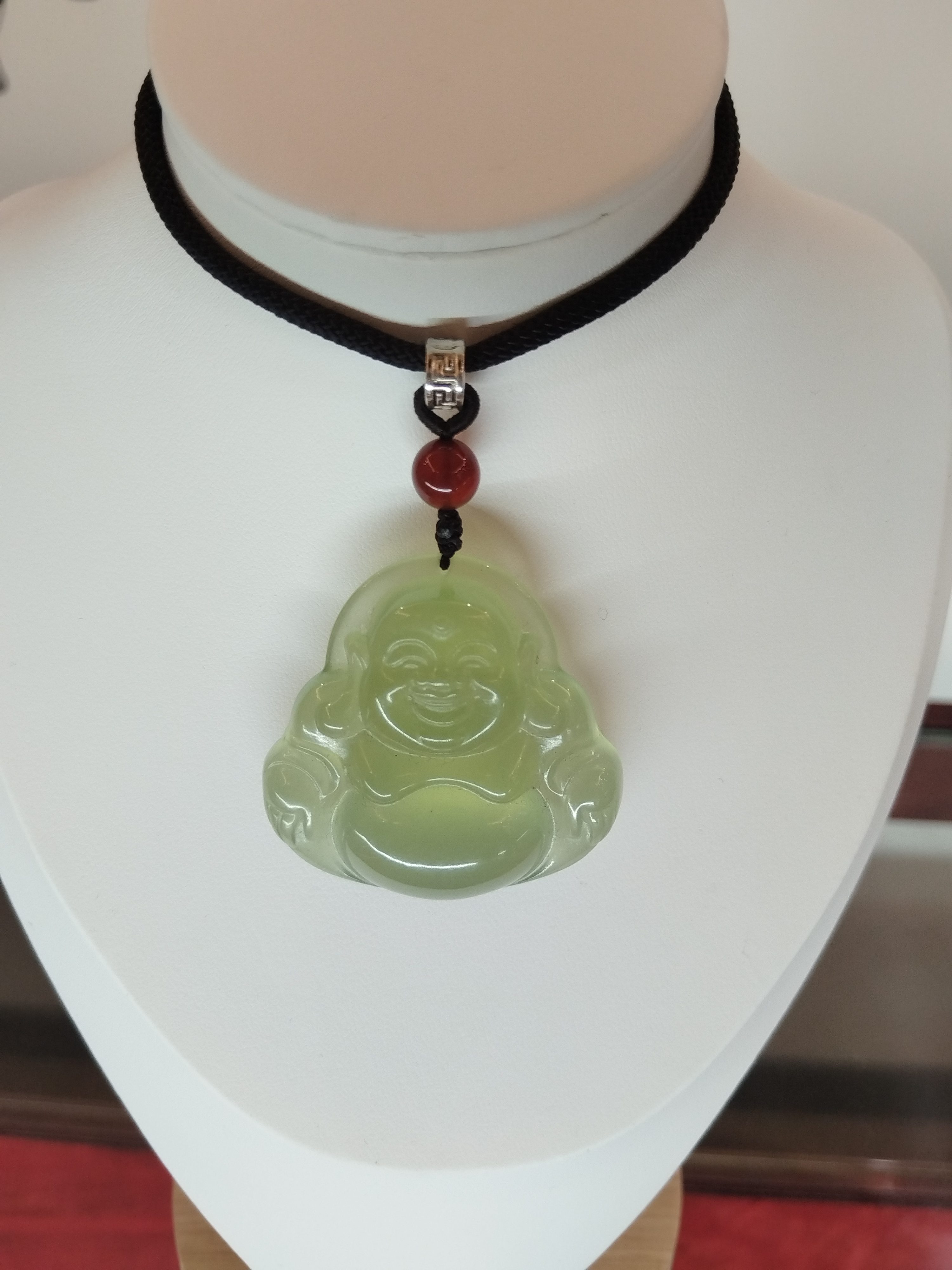 刘总宠粉天然蛇纹石玉佛公3