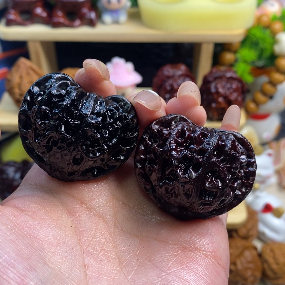 吊坠文玩核桃地闷宫灯双色41