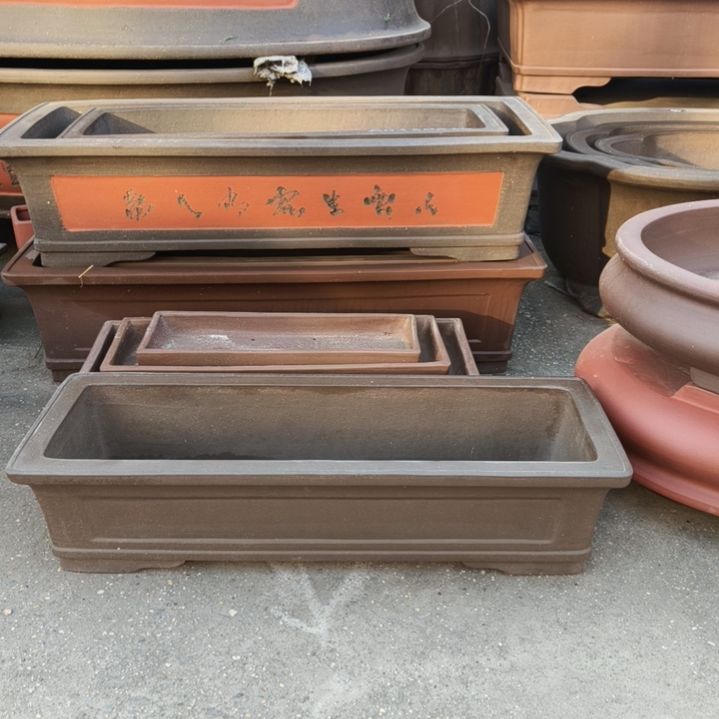 爱***赢外径80-30-20黑色长条盆1个