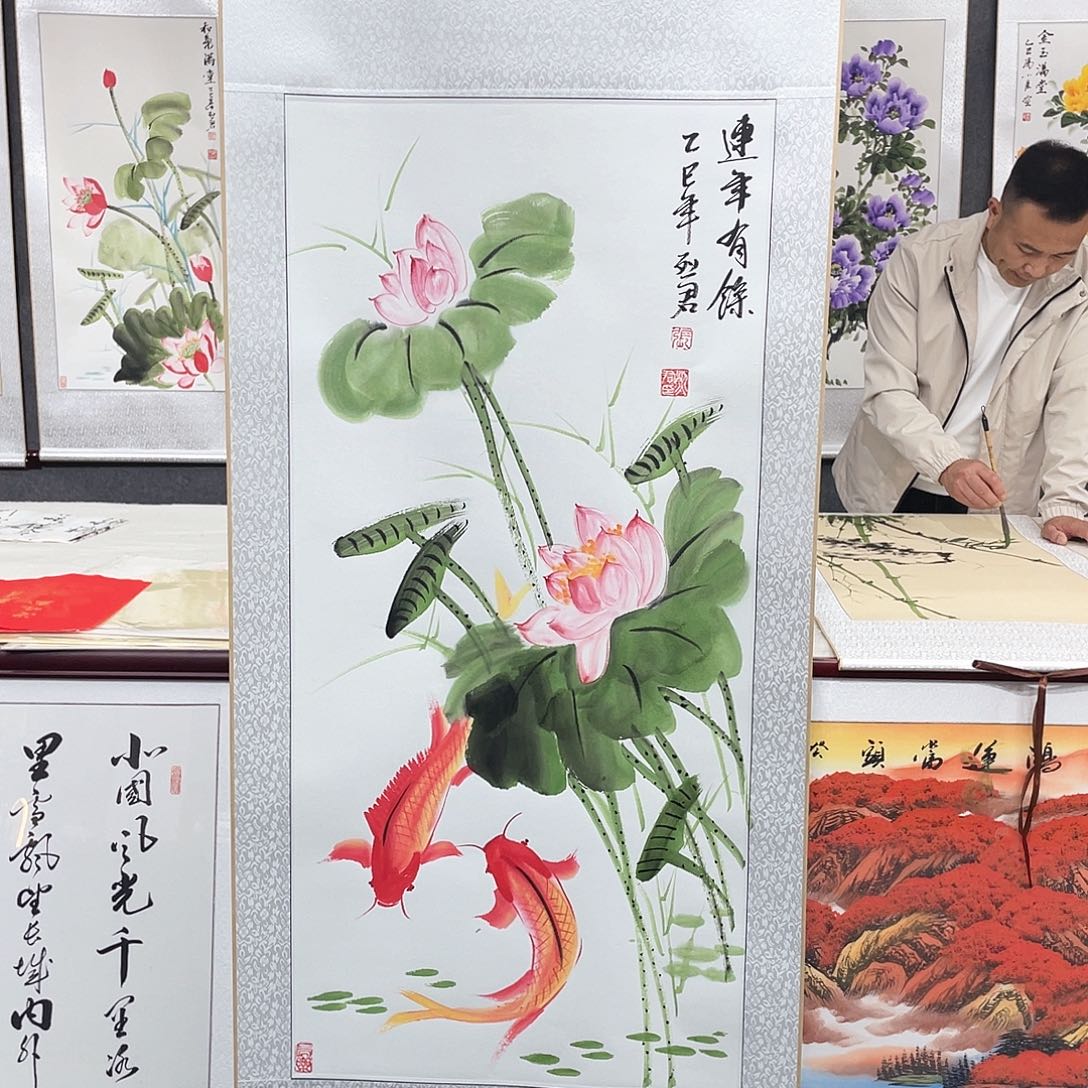 国画纯手作品手绘作品