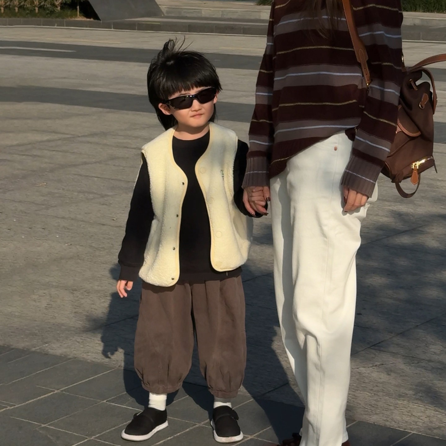 【CHUMINGMING】【米粒】摇粒绒儿童版马甲NH25254