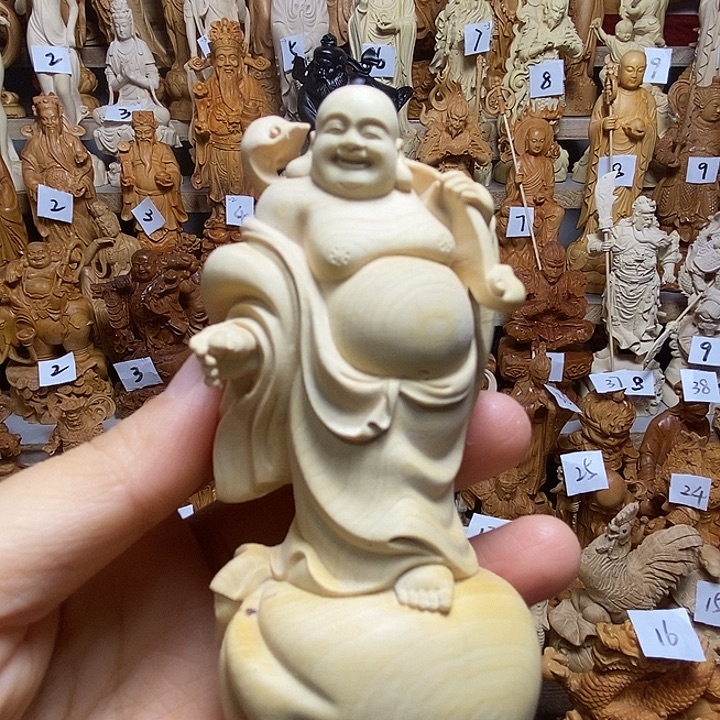柏木（崖柏）如意弥勒