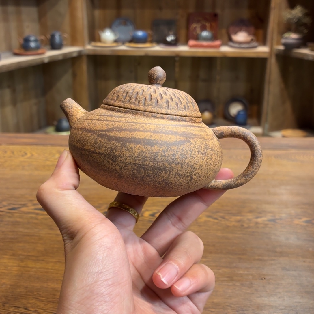 柴烧老岩泥茶器皿