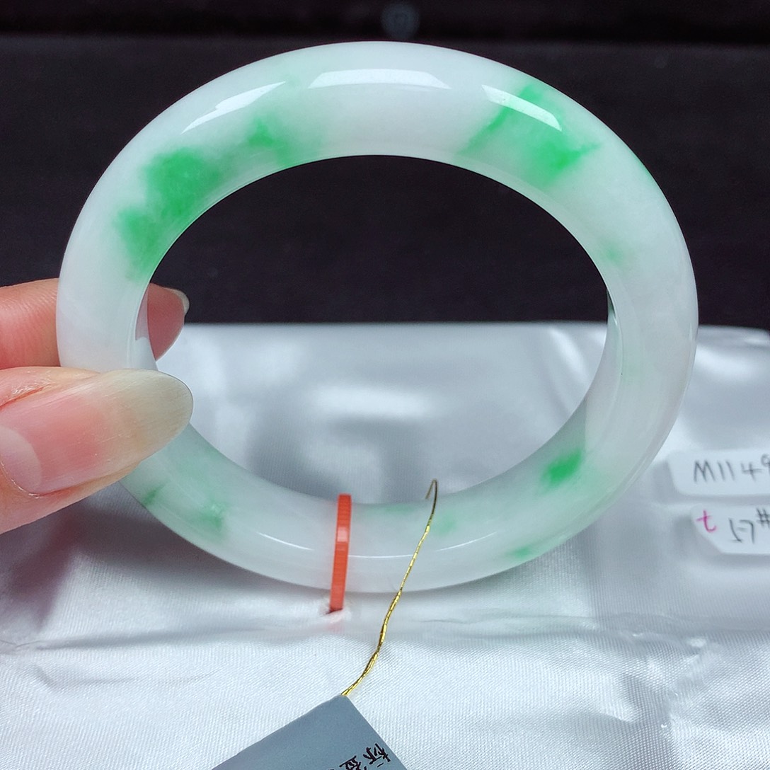 未镶嵌手镯翡翠57圈973-性价比超高！