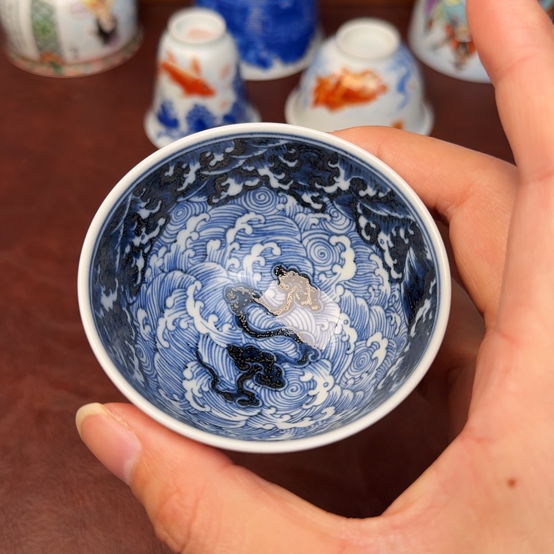 k***i陶现代景德镇全手工全手绘陶瓷