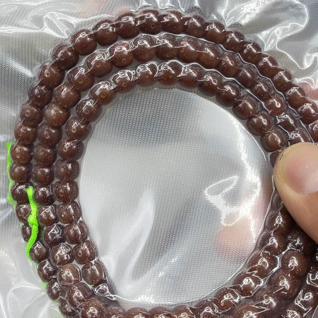 星月菩提手串87殿堂粉冰星月菩提87-108