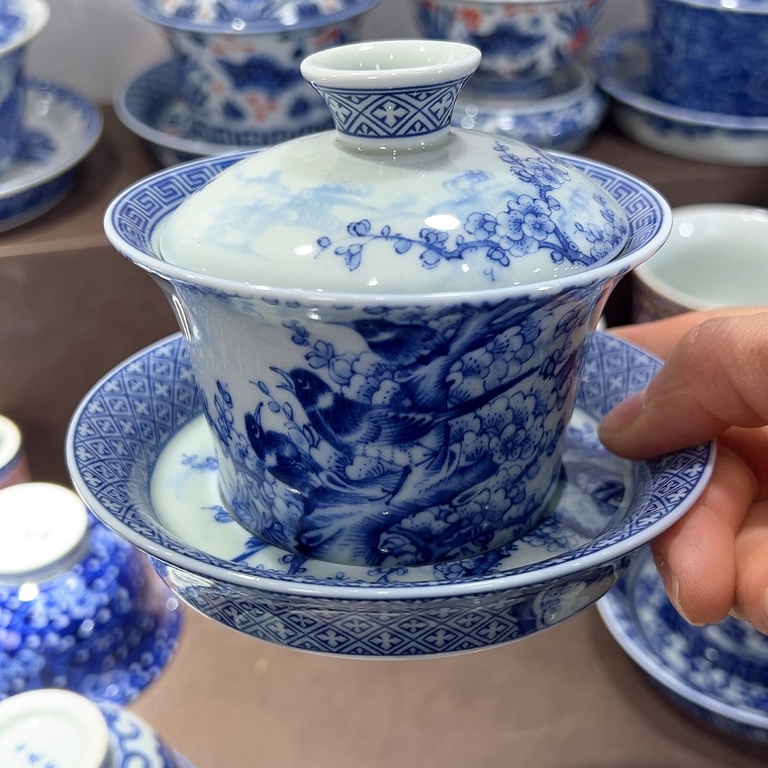 盖碗全场七景德镇的早茶是最适合的