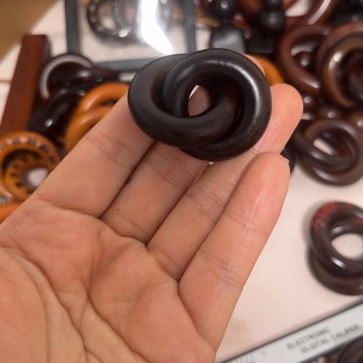 枣木口*酱内径15乾坤圈枣木玉化