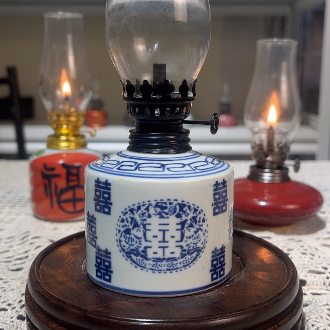 摆件景德镇陶瓷香薰灯