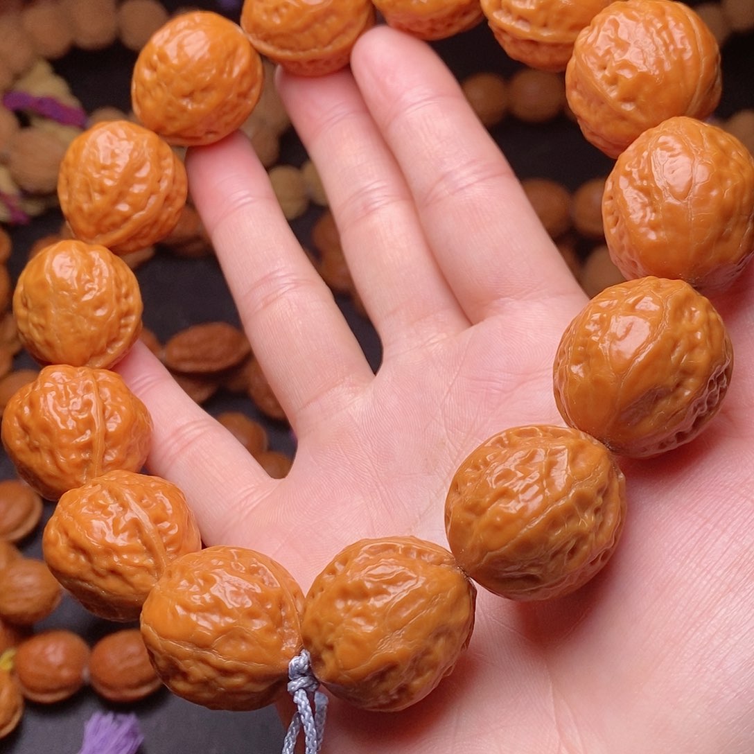 【闪购商品】文玩核桃吊坠水晶皮蛤蟆24