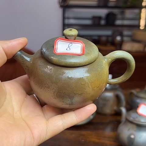 戬谷龙窑柴烧茶壶8