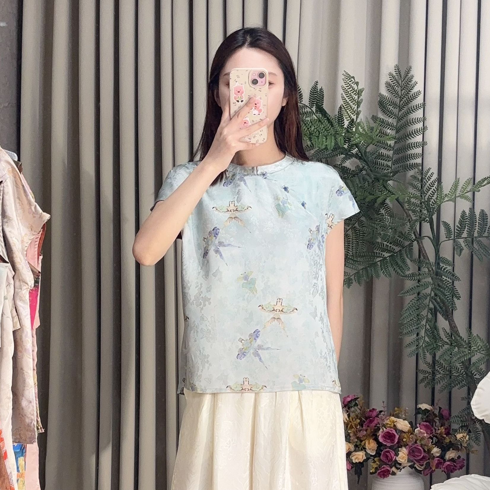 【纸鸢】新中式国风小衫W06  衣长60胸围98