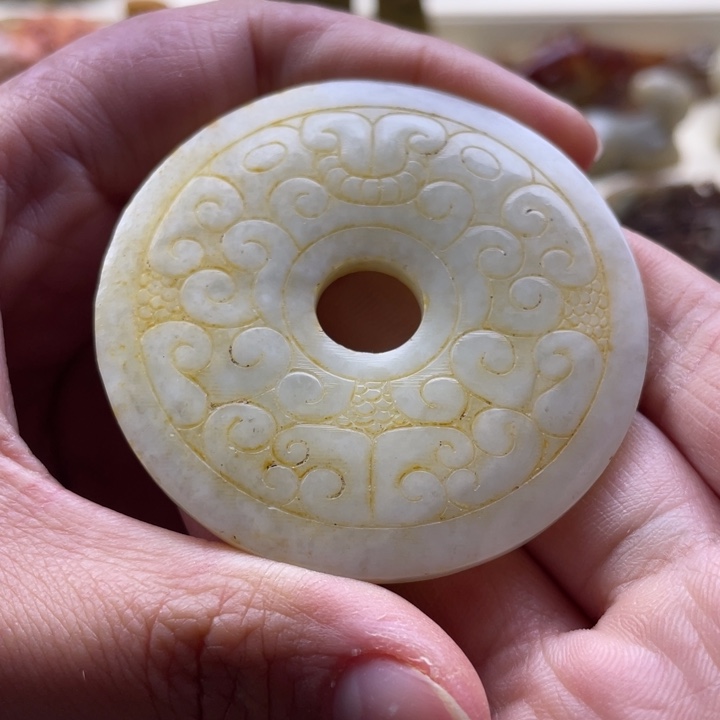 和田玉未镶嵌颈饰46