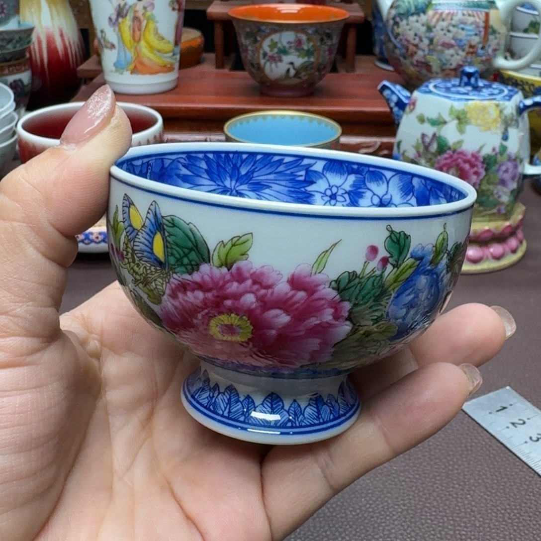 瓷片景德镇仿古手工制作精品展示