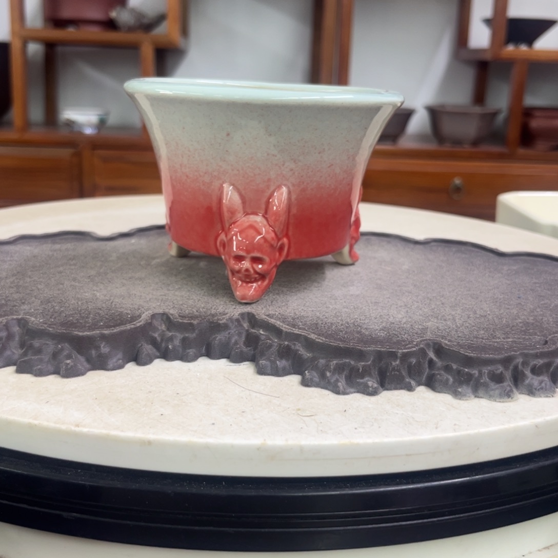 紫砂花盆瑕疵7.6-12.5。。