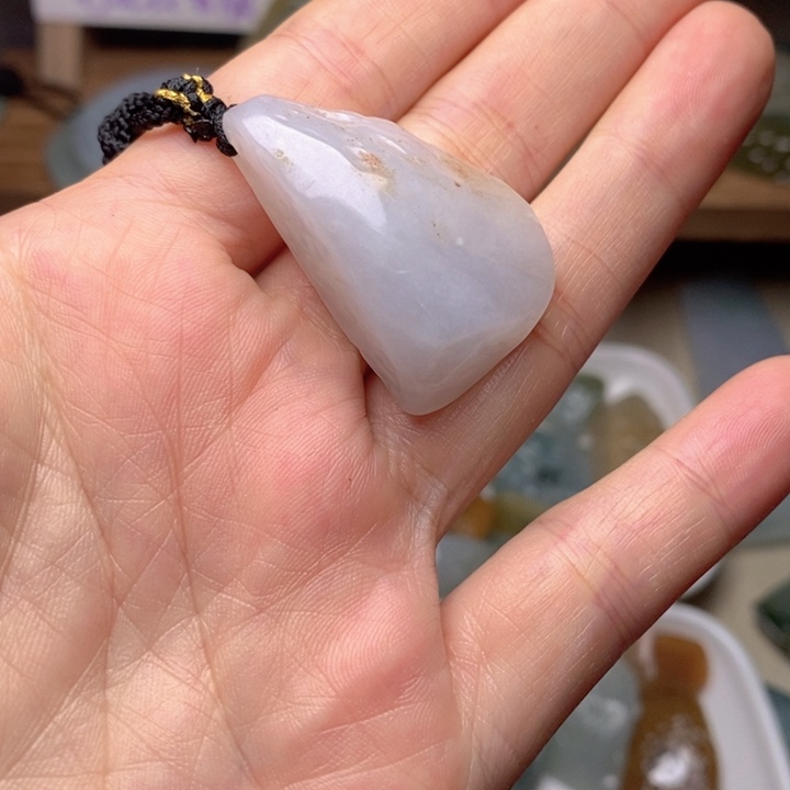 翡翠未镶嵌颈饰天然