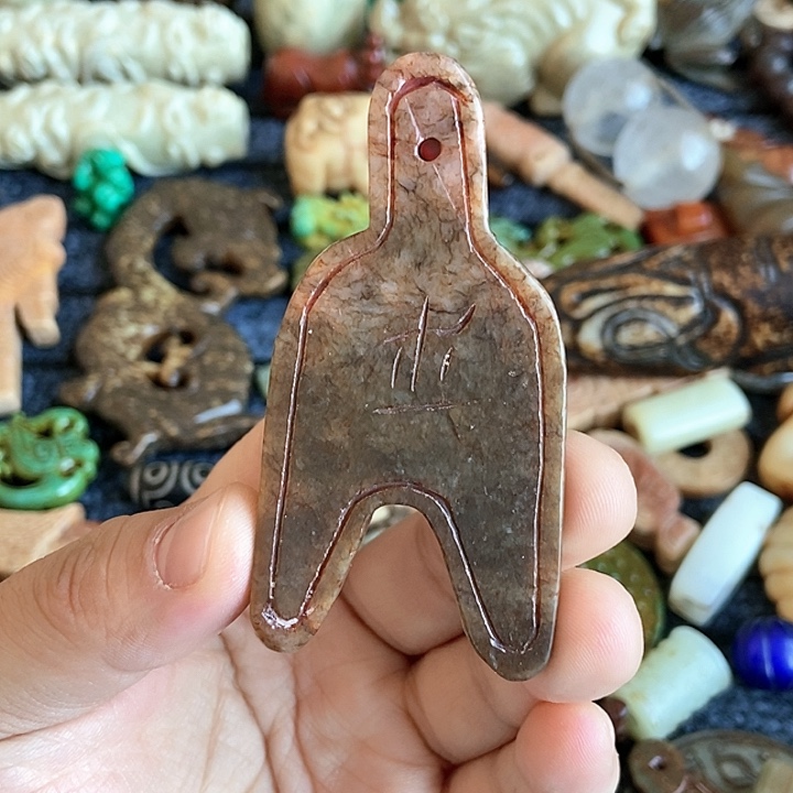 和田玉未镶嵌颈饰109