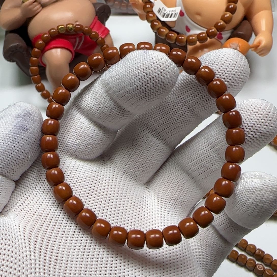 橄榄核手串/手链老挝核尖单圈6.6