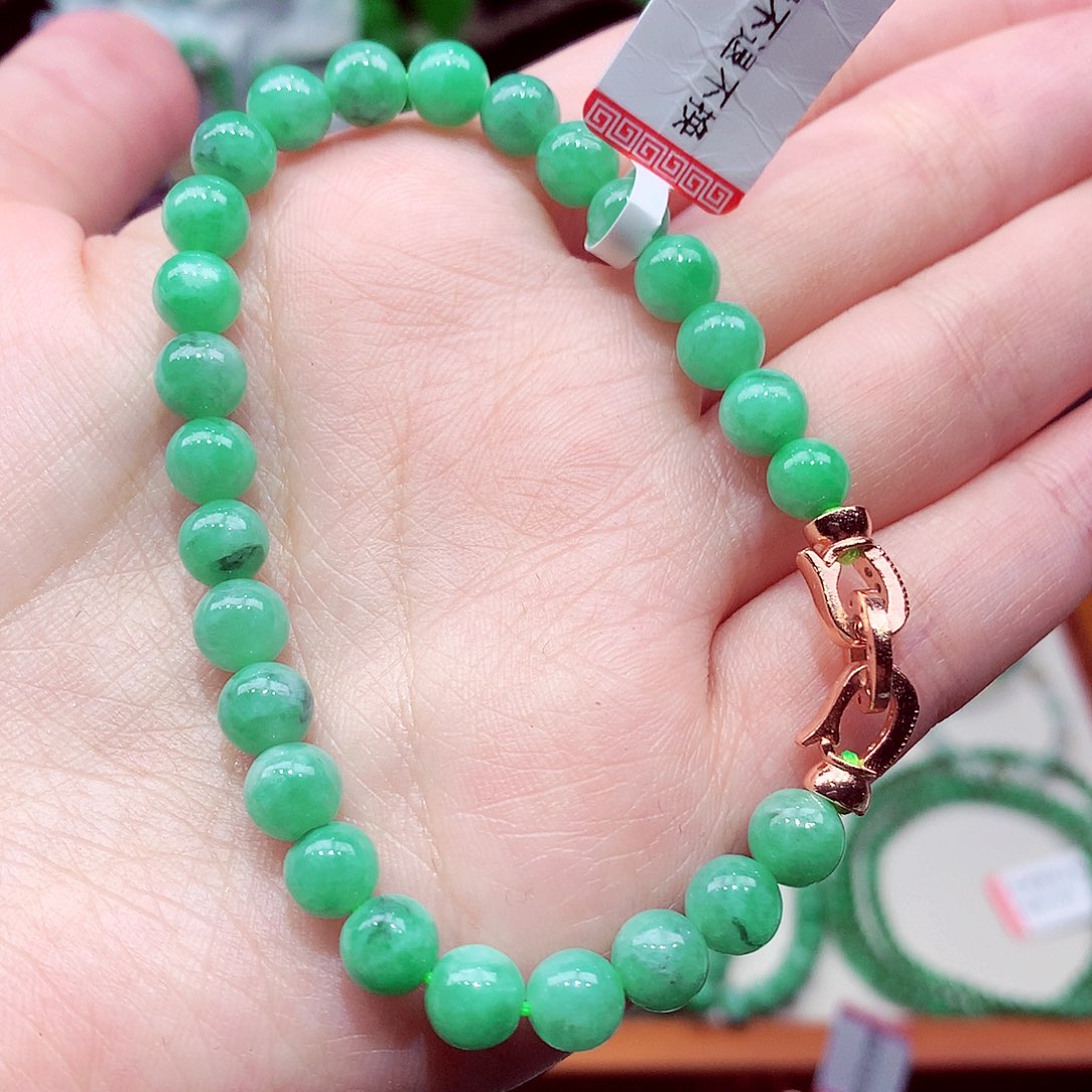 未镶嵌手链翡翠翡翠