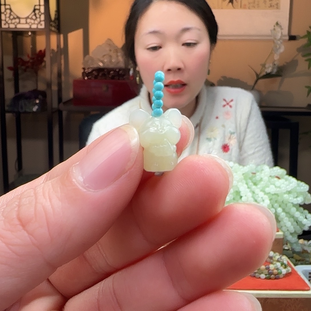 和田玉颈饰未镶嵌