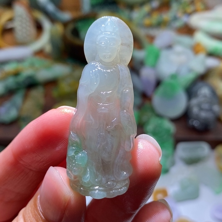 定制翡翠未镶嵌毛货