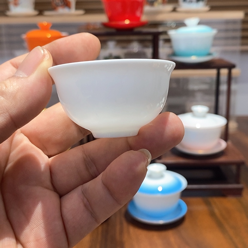 【闪购商品】白*骨瓷2号杯子6个福利价