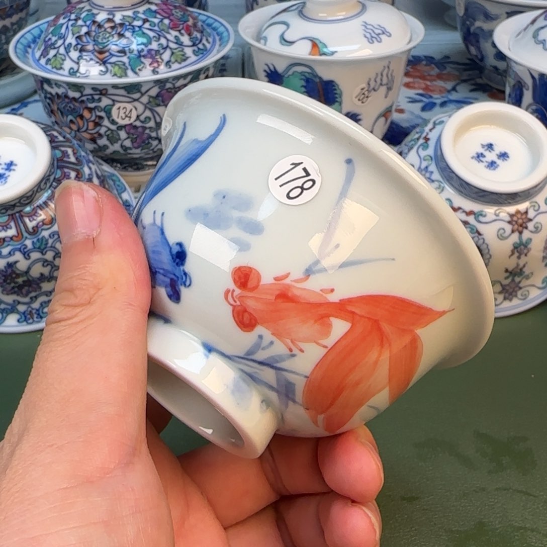 彦祖纯手工手绘茶具178