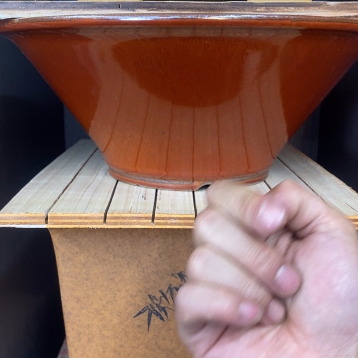 红陶圆*宜兴紫砂