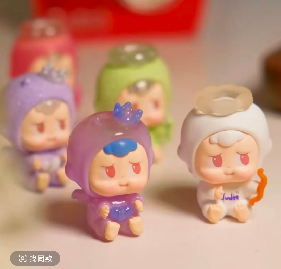 【菜菜拆盒】萌粒 踩后二系列盲盒