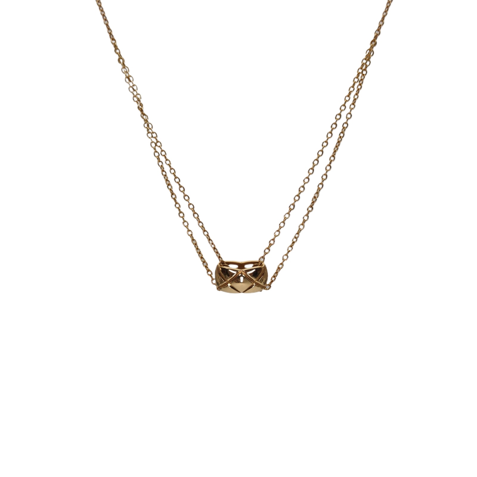 95新 Chanel/香奈儿 【念念特价】coco crush 项链 18K黄金