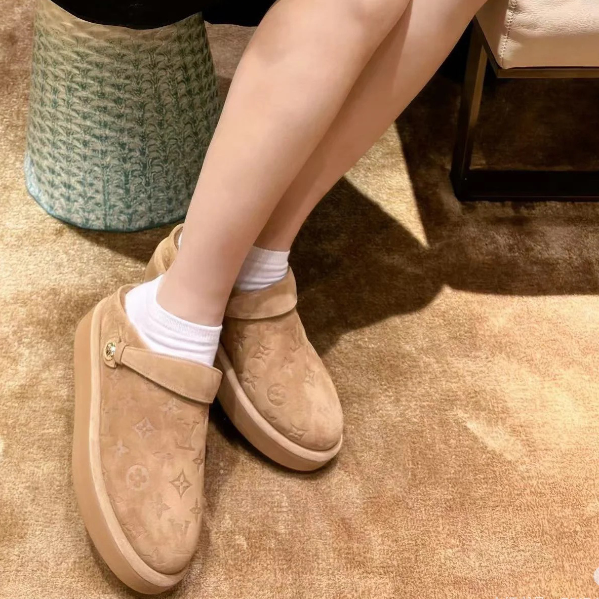 99新 LouisVuitton/路易威登 雪地靴 尺码39成色看直播GSS26580